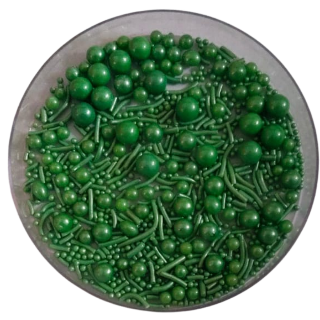 Green pearl + vermicelli