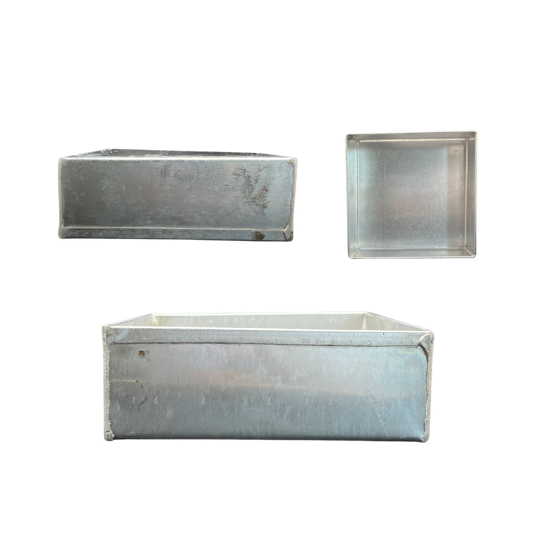 Square Cake Mould 2 inch Height - 6x6 inch