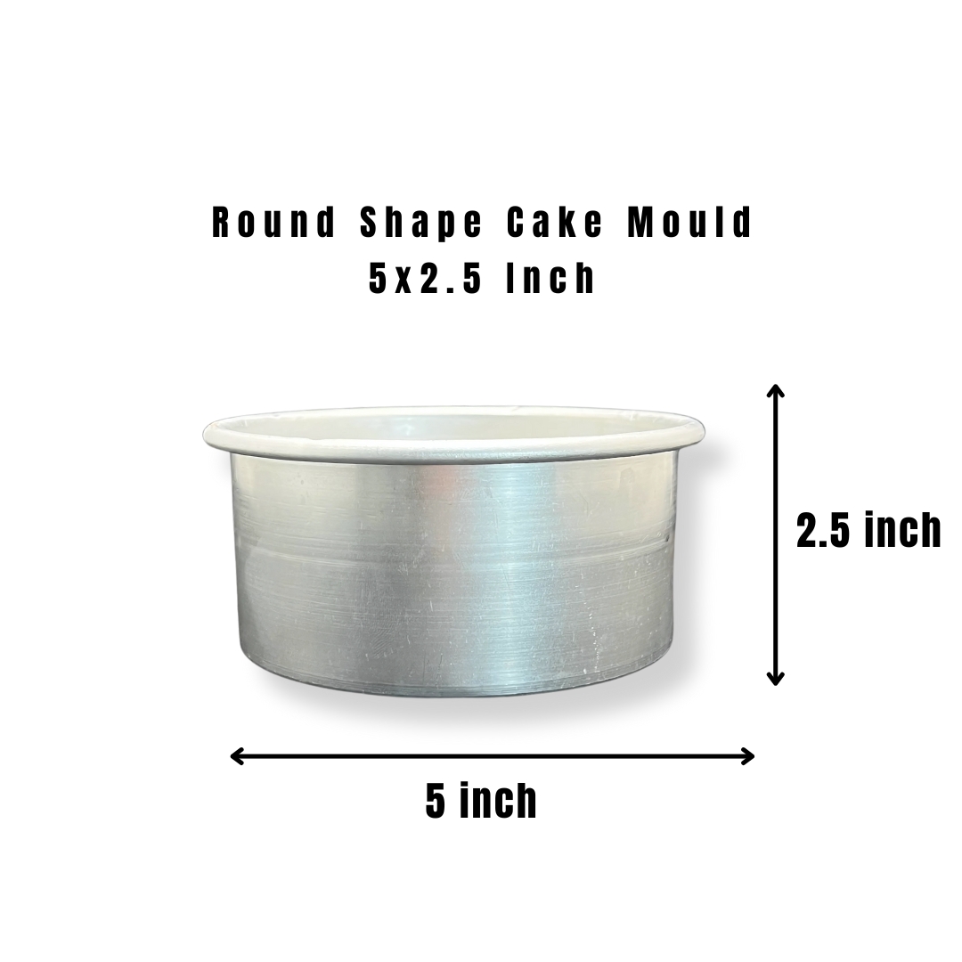Round Cake Mould 5 x 2.5 Inch
