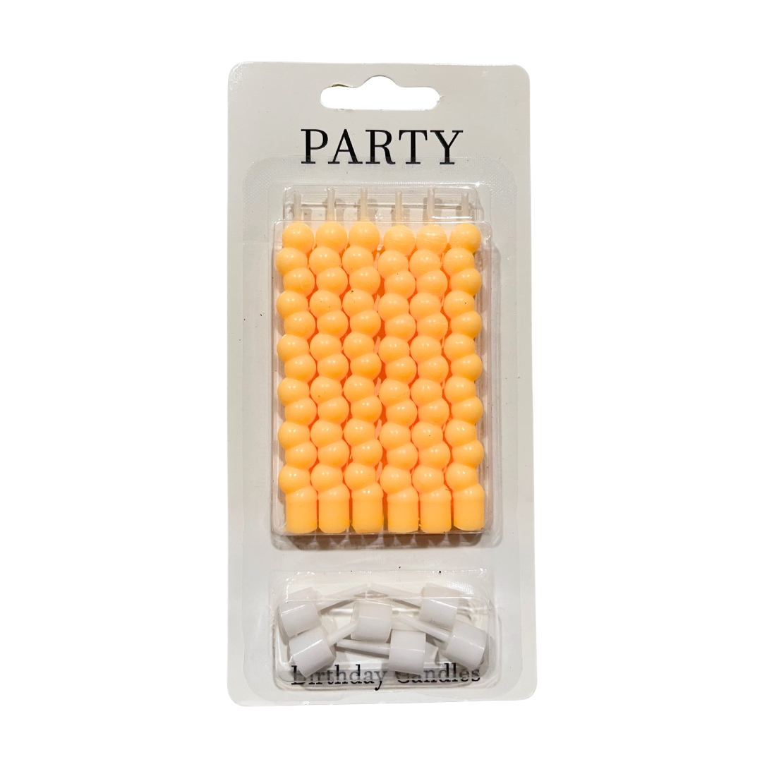 Skin Ton Bubble Shape Cake Candles 40