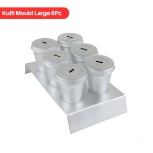Kulfi mould large set of 6 with stand